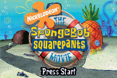 The SpongeBob SquarePants Movie Title Screen